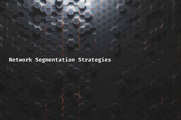 Network Segmentation Strategies