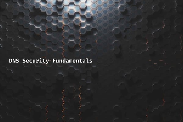 DNS Security Fundamentals